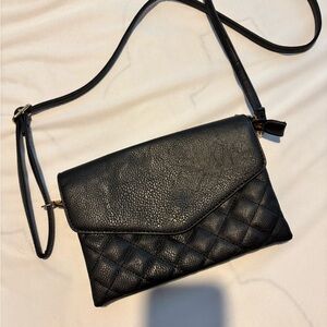 Black Quilted Women's Bag